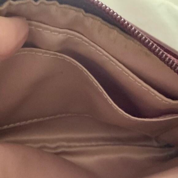 Coach Poppy RARE Red Sequin & Leather Wristlet F48429 EUC MSRP $198 - Picture 9 of 9